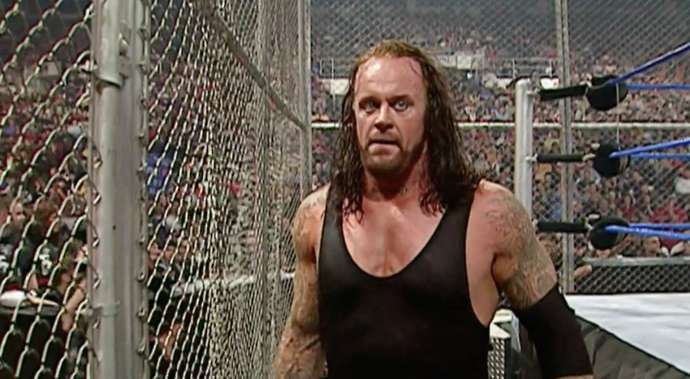 Undertaker a utilisé son reçu pendant HIAC