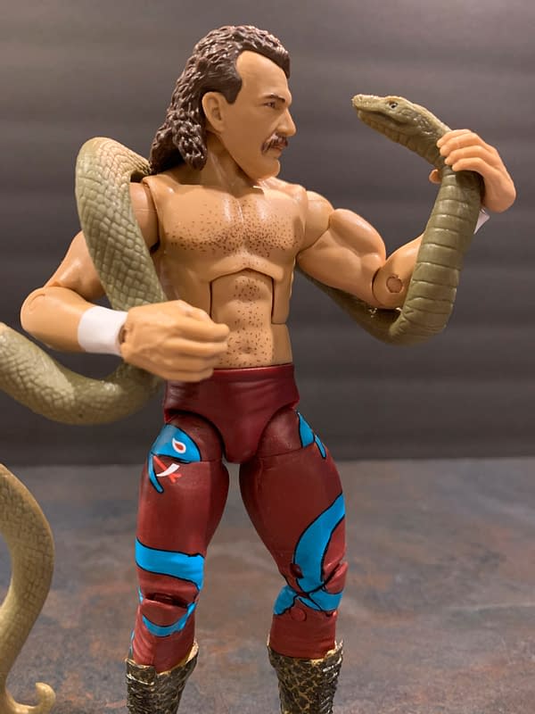 Jetons un coup d'œil aux nouvelles légendes d'élite de la WWE de Mattel, Jake The Snake