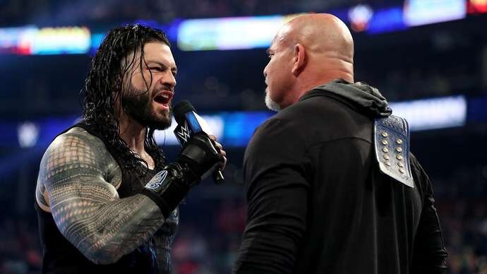 Reigns pourrait dépasser Goldberg s'ils se rencontraient à la WWE