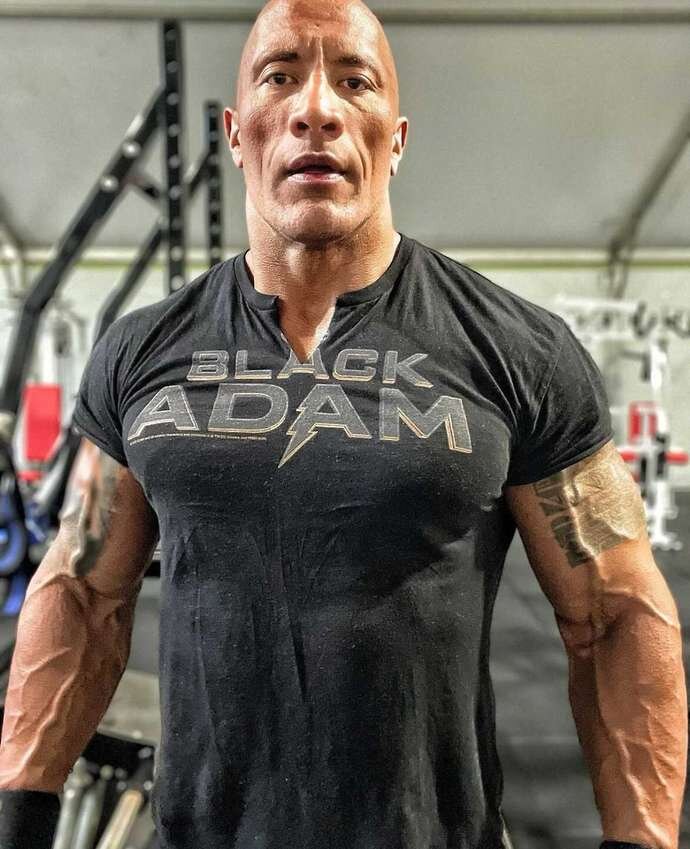The Rock tourne actuellement Black Adam. Crédit photo: @TheRock