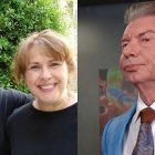 Tony Schiavone with his wife Lois, Vince McMahon.