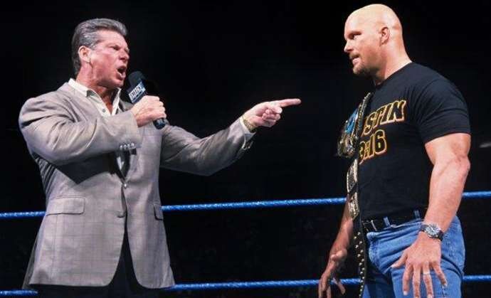 Austin et McMahon ont eu une rivalité infâme pendant l'ère Attitude