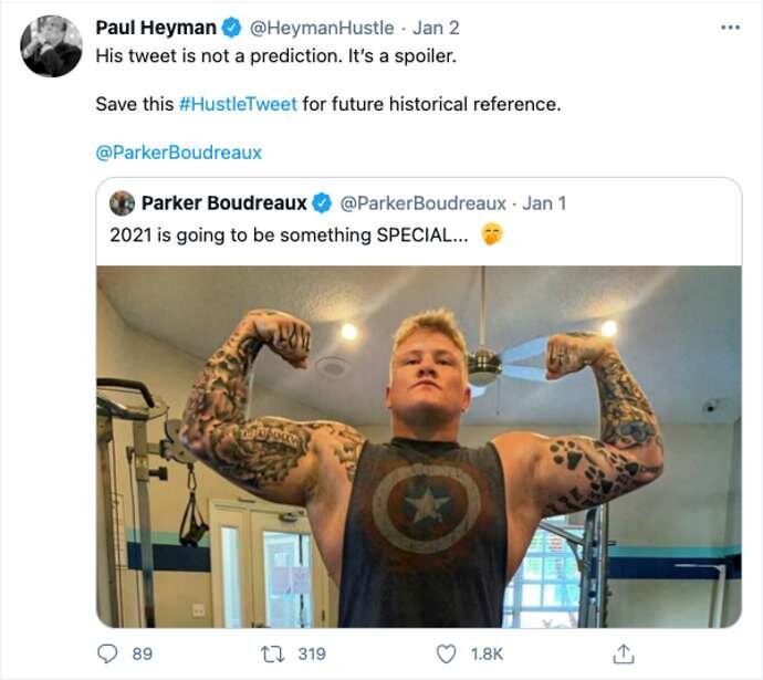 Heyman a déjà taquiné la signature de Boudreaux