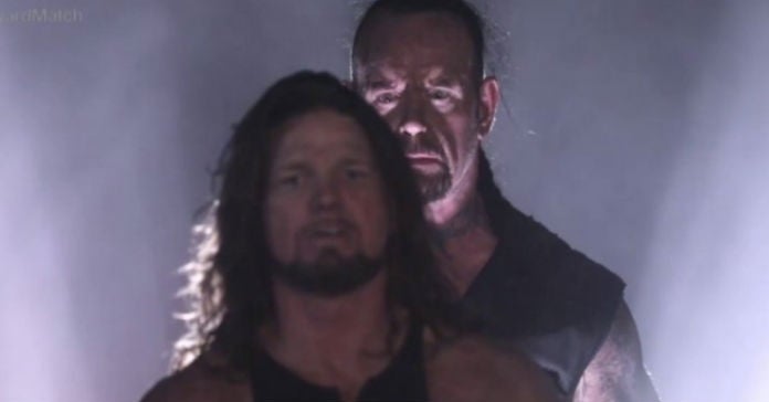 The-Undertaker-AJ-Styles-Boneyard-Match The-Undertaker-AJ-Styles-Boneyard-Match