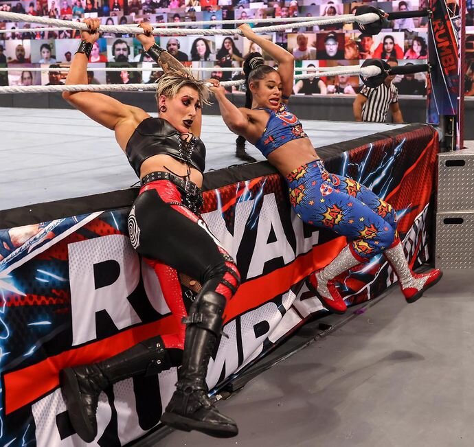 Belair et Ripley étaient les deux dernières femmes du Royal Rumble