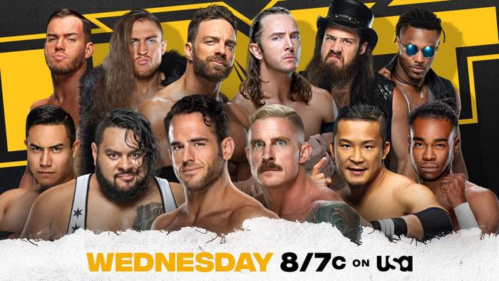 Lineup royal de bataille de cartes WWE NXT