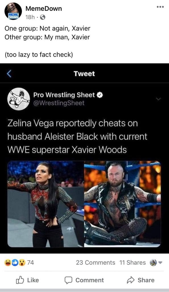 Zelina Vega a-t-elle une liaison avec la star de la WWE Xavier Woods? 2 Zelina Vega a-t-elle une liaison avec la star de la WWE Xavier Woods? 2