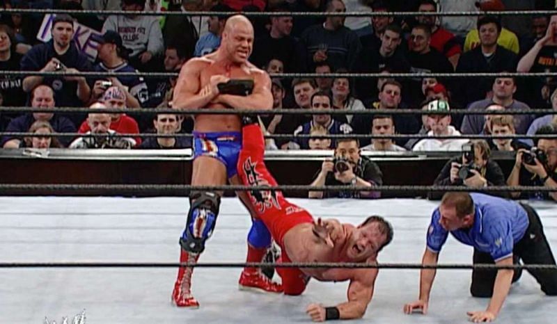 Kurt Angle contre Chris Benoit - WWE Royal Rumble 2003