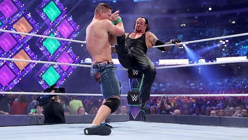 John Cena a affronté The Undertaker à WrestleMania 34 (Crédit: WWE)