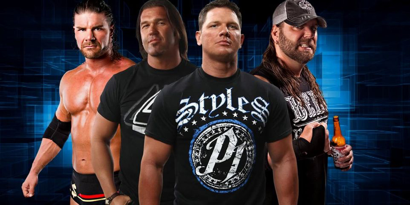 AJ Styles devant Fortune.