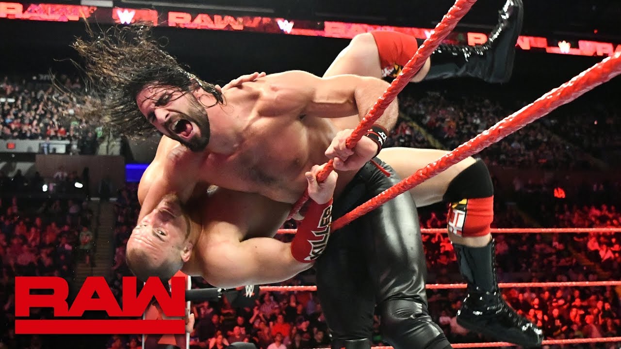 Seth Rollins contre Mojo Rawley - Match de championnat intercontinental : Raw, 7 mai 2018