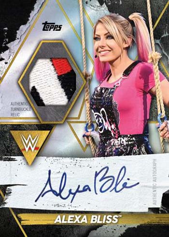2021 Topps WWE Autographe de tendeur entièrement chargé Alexa Bliss
