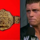 Cody Rhodes was supposed to be in a world title feud in 2013.