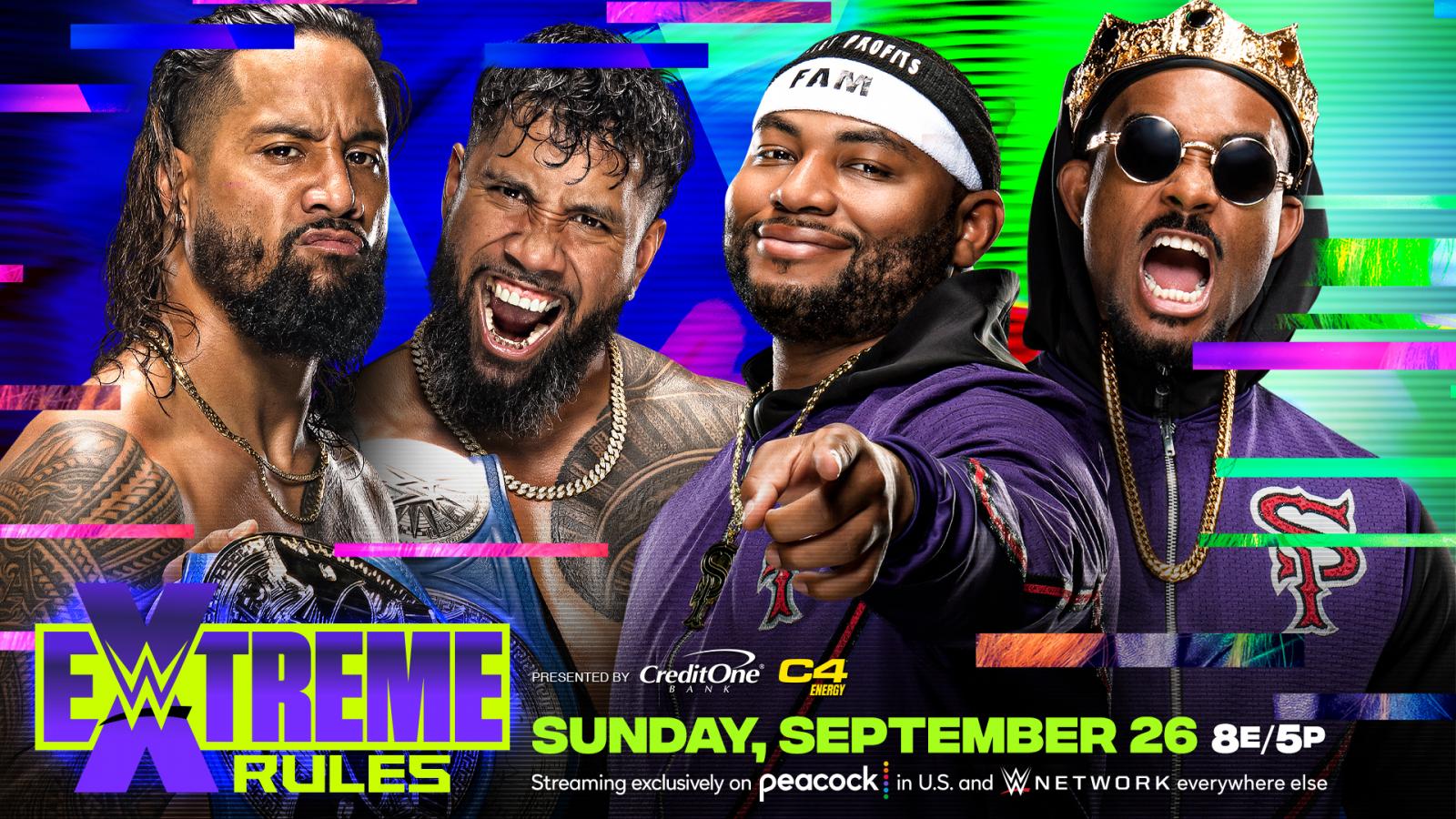 Règles extrêmes de la WWE : les Usos contre. Les bénéfices de la rue ...