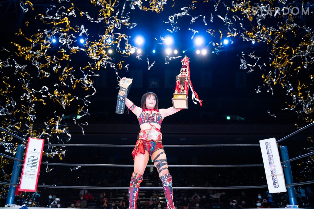 Syuri en tant que champion du monde de STARDOM