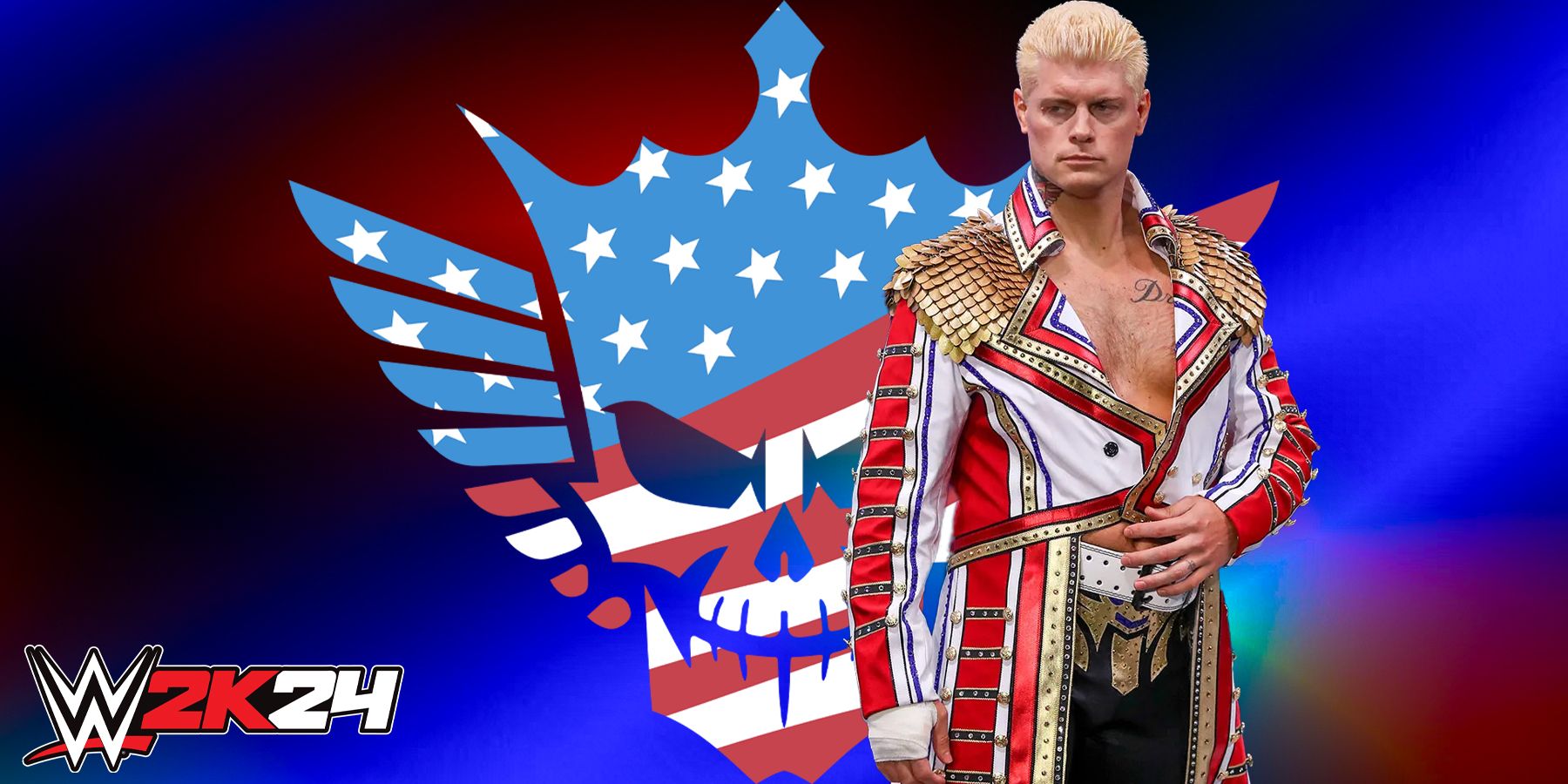 Mattel Figurine d'action WWE série #143 « The American Nightmare Cody Rhodes 6 » à collectionner