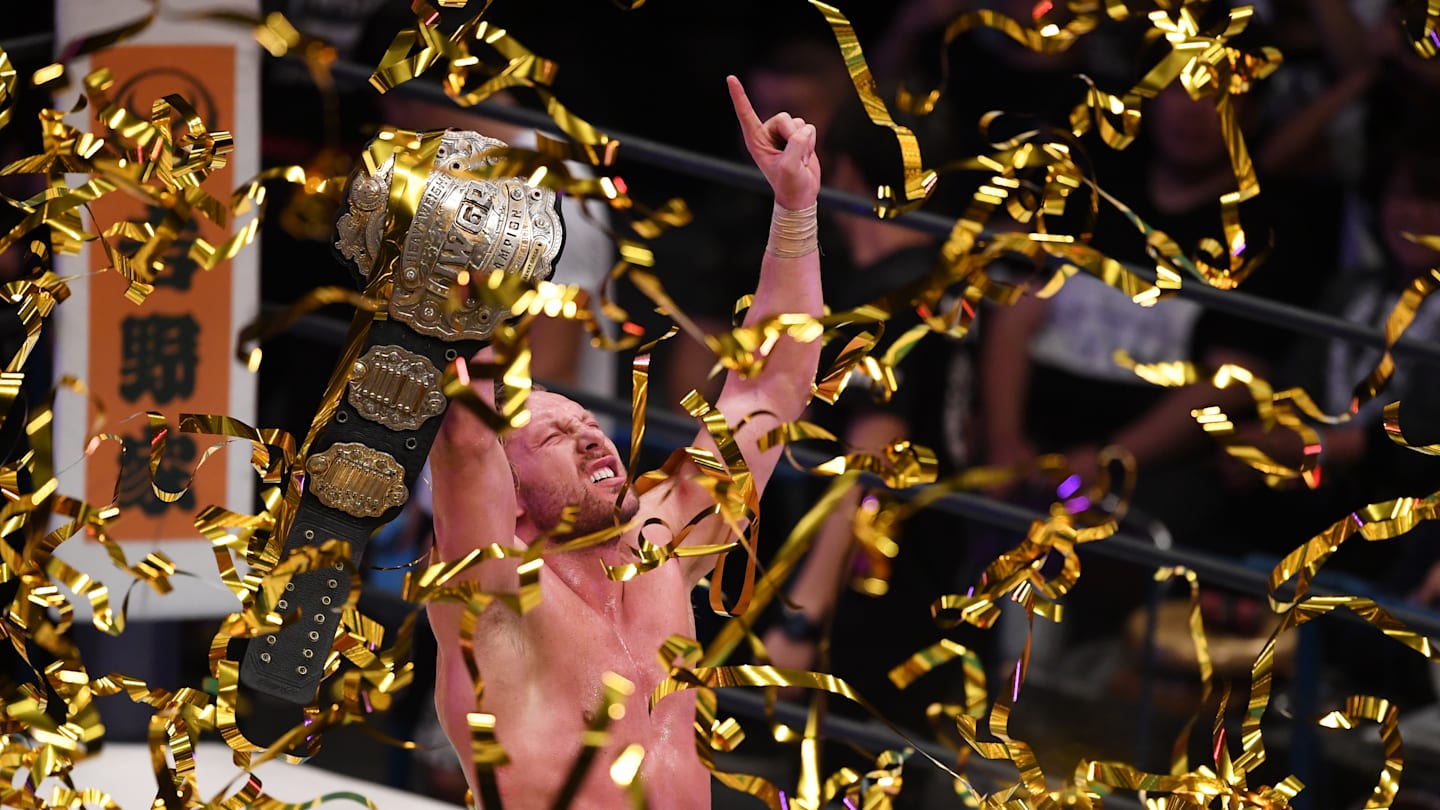 AEW star Kenny Omega sports Nike Air Yeezy 2 "Red October" during visit to Japan