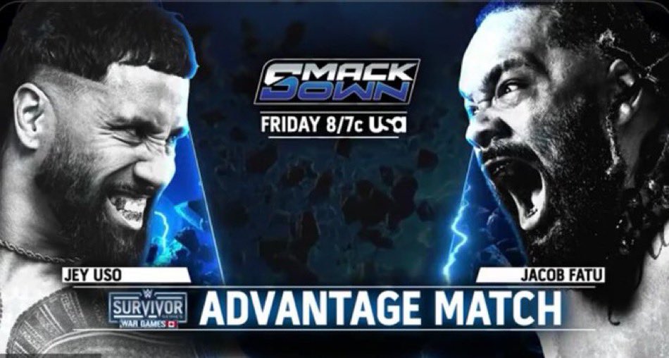 Jey Uso To Battle Jacob Fatu For War Games Advantage On SmackDown