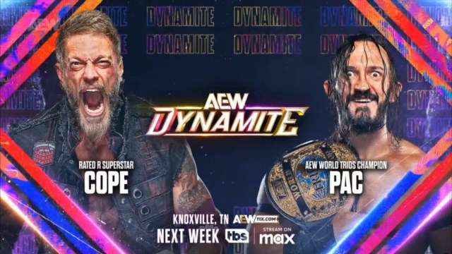 Cope vs. PAC Announced For 1/22 AEW Dynamite