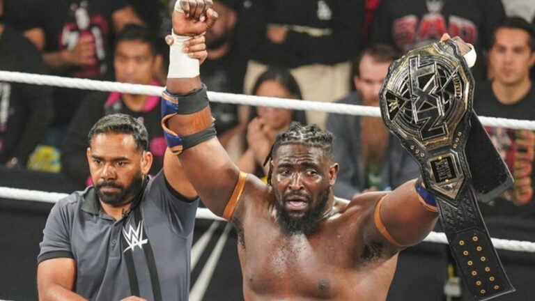 Titre proposé : Le champion NXT Oba Femi vise le Royal Rumble ...