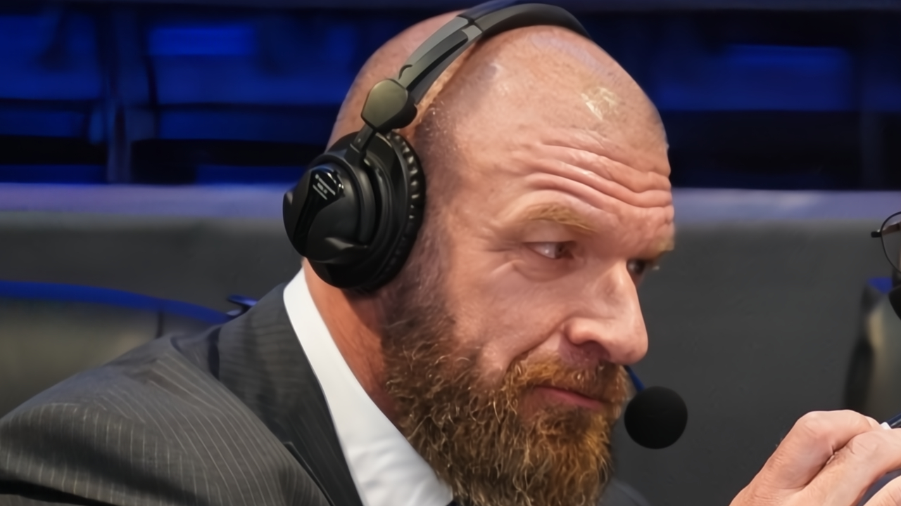 Triple H WWE announce desk