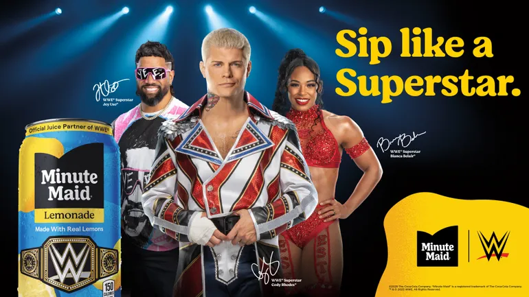 Why Minute Maid is teaming with WWE to punch up its new brand platform