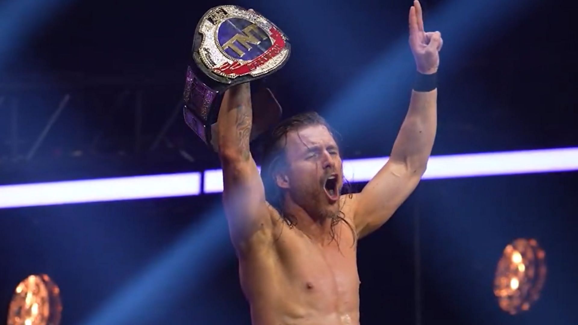 Adam Cole is the AEW TNT Champion. (Image credits: AEW Twitter page)