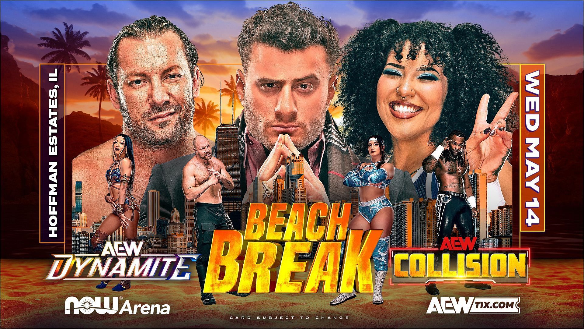 AEW Beach Break 2025 poster