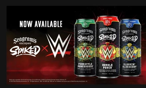 WWE Enters Ready-to-Drink Market with Seagram&rsquo;s Escapes Spiked Collaboration