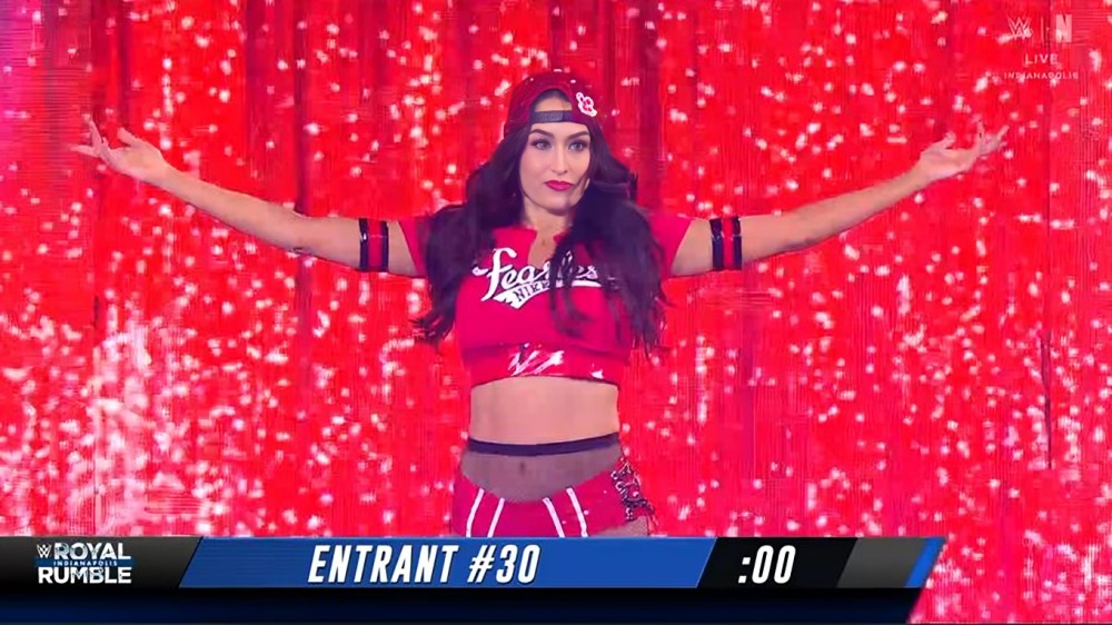 Nikki Bella Returns to WWE During Women's Royal Rumble