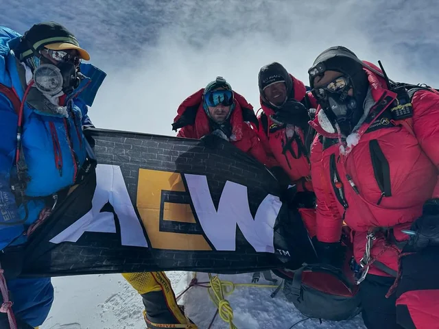 Darby Allin's Mother & Brother Made It To Mount Everest Base Camp With Him