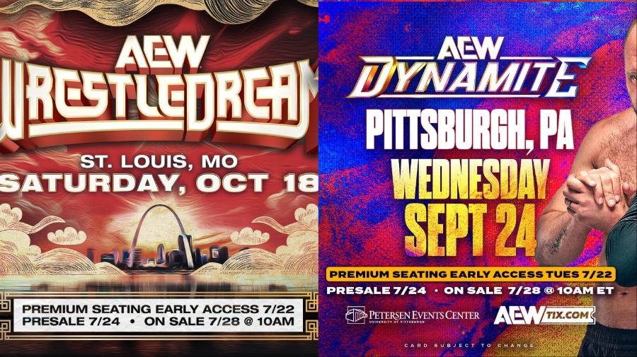 AEW Offers Early Access To Premium Seating For WrestleDream PPV And Pittsburgh Dynamite