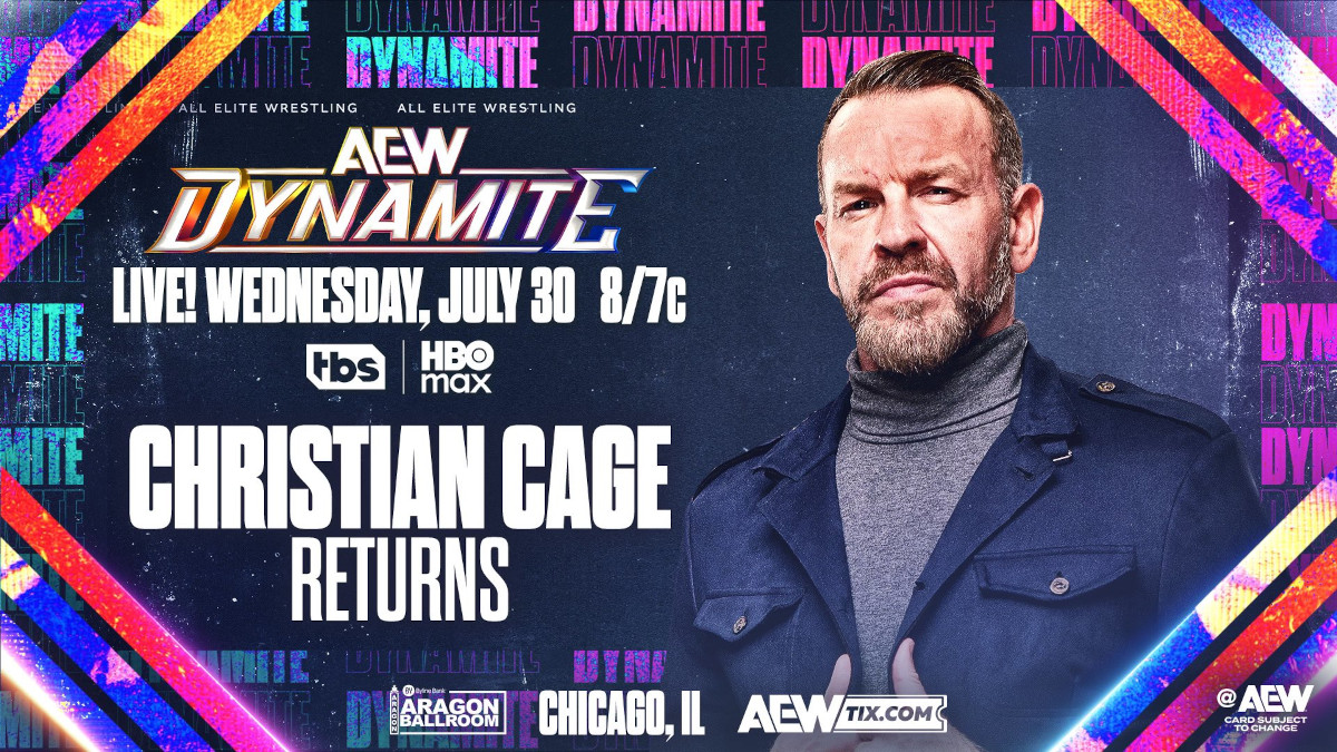 Ricochet vs. Mark Briscoe Match and Christian Cage Appearance Set for 7/30 AEW Dynamite Show – TPWW