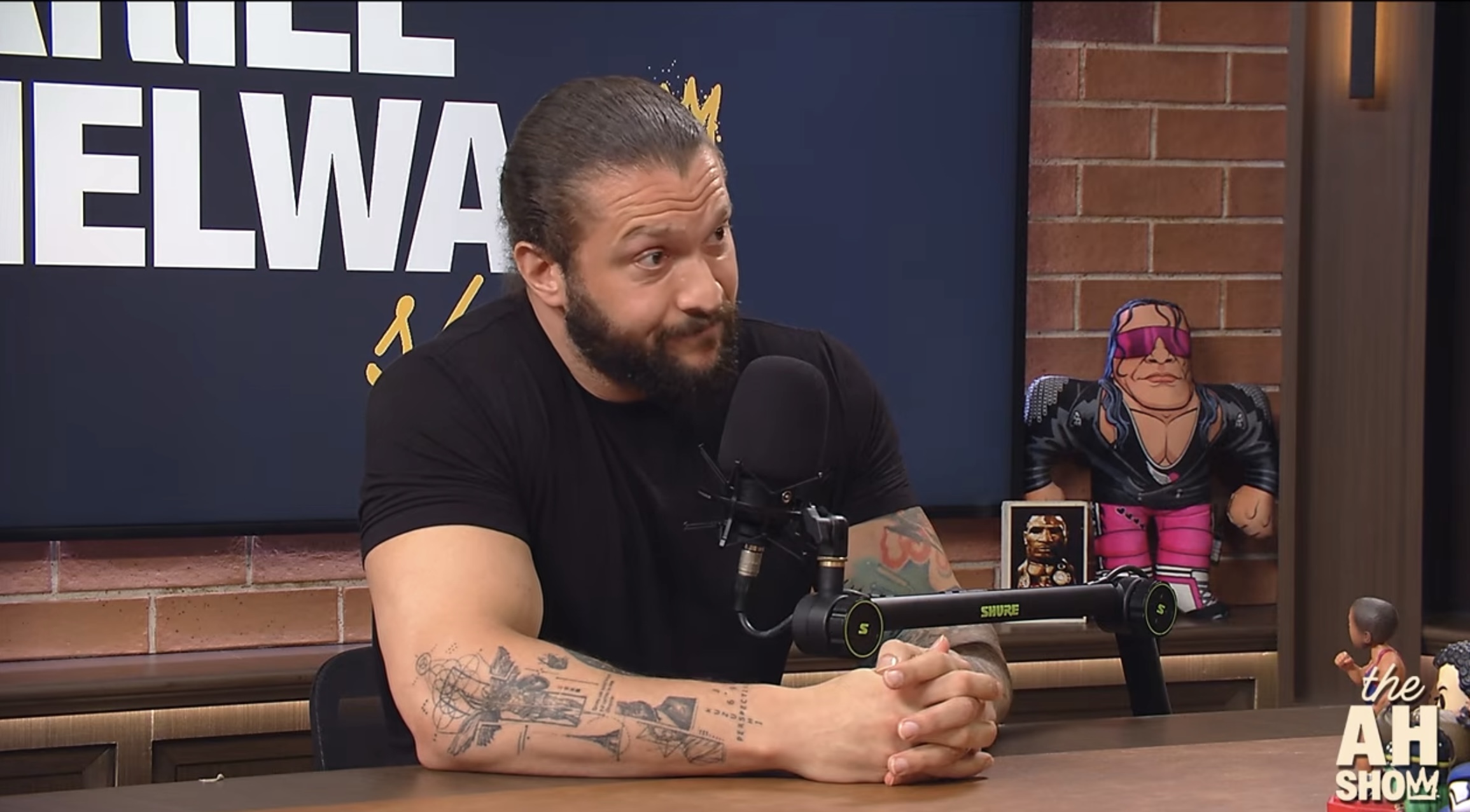 Karrion Kross during his interview on The Ariel Helwani Show