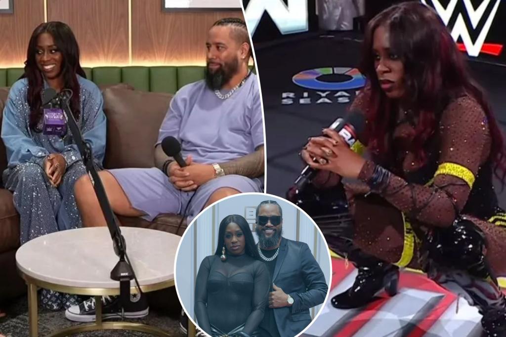 WWE star Naomi announces pregnancy, having first baby with husband Jimmy Uso