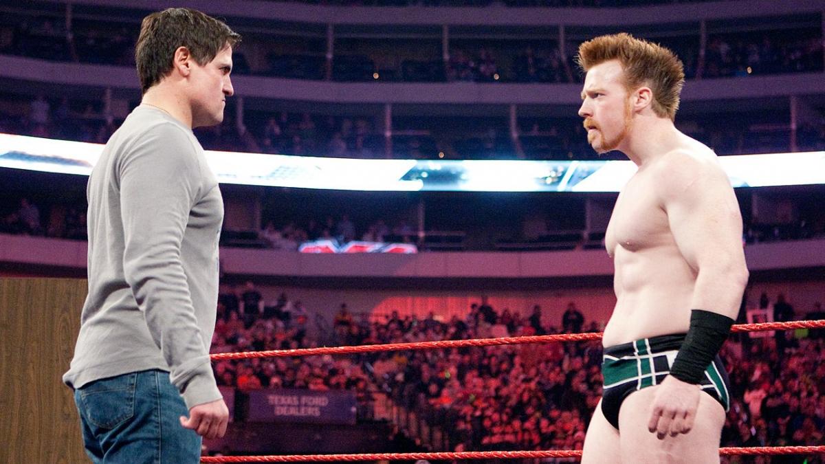 Sheamus Recalls Putting Dallas Mavericks Owner Mark Cuban Through a Table On WWE Monday Night Raw Without Knowing Who He Was