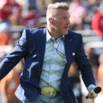 Feb 7, 2026; Lexington, Kentucky, USA; Tennessee Volunteers forward J.P. Estrella (13) celebrates a basket during the second half against the Kentucky Wildcats at Rupp Arena at Central Bank Center. Mandatory Credit: Jordan Prather-Imagn Images