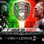 Oba Femi vs Brock Lesnar Clash in Italy poster