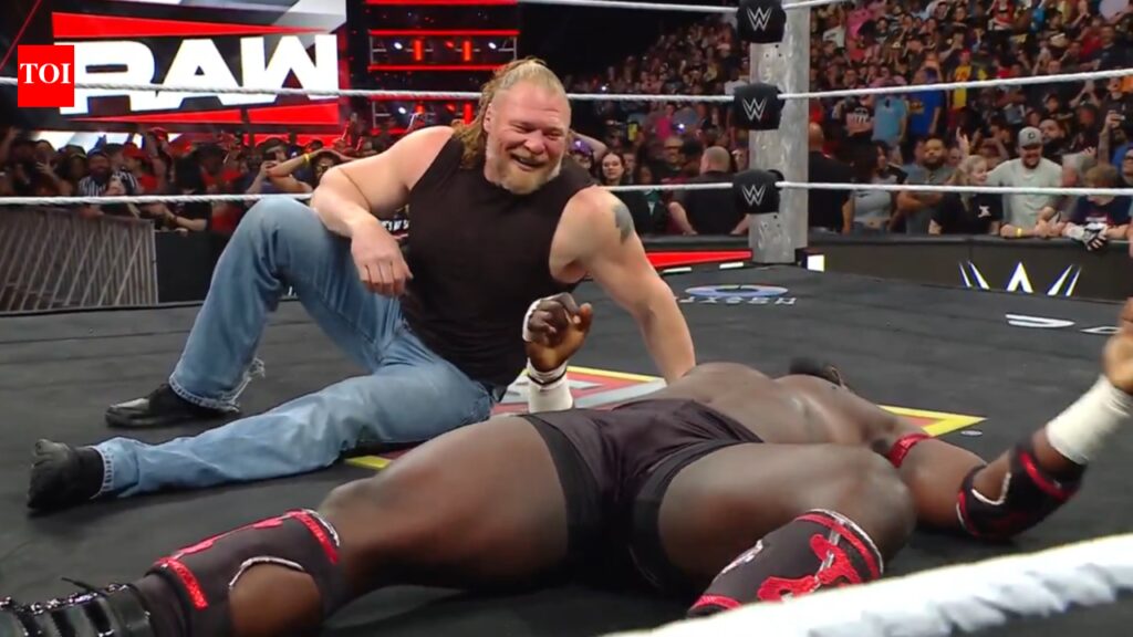 Brock Lesnar makes shocking return on WWE RAW ending retirement speculations; set to wrestle at Clash in Italy | WWE News