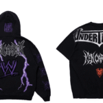 Black hoodie and T-shirt featuring "Ken Carson" and "Undertaker" graphics with purple lightning and WWE logo.