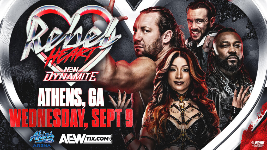 AEW Reveals Current Lineup For Next Week’s Episode Of Dynamite