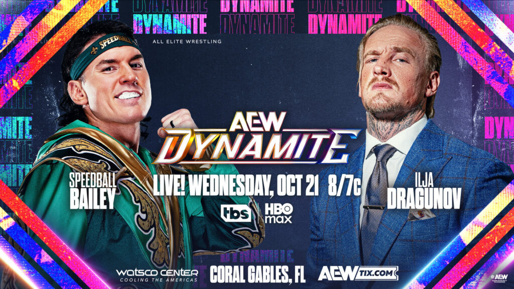 Ilja Dragunov To Face Mike Bailey On 10/21 AEW Dynamite - Fightful